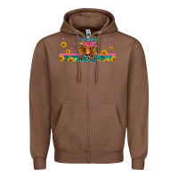 Chestnut just a little moody long haired cow Zipper Hoodie - Jasminsmagicworld