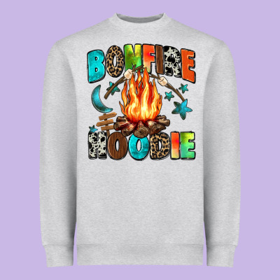 Bonfire Heavyweight Sweatshirt Designed By Zillion Design Studio