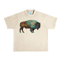 Sandshell aztec bison Urban Heavy Tee - RanaPortraitStore
