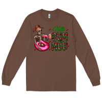 Chestnut hello summer Long Sleeve Tee - CowhideDigitalArt