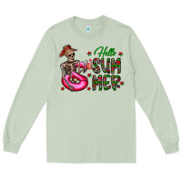 Matcha hello summer Long Sleeve Tee - CowhideDigitalArt