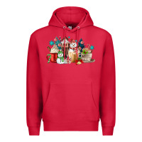 Cardinal christmas coffee Premium Hoodie - MaliasSmallBusiness