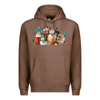 Chestnut christmas coffee Premium Hoodie - MaliasSmallBusiness