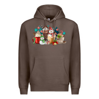 Coffee christmas coffee Premium Hoodie - MaliasSmallBusiness