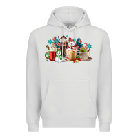 Dove Grey christmas coffee Premium Hoodie - MaliasSmallBusiness