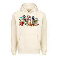 Sandshell christmas coffee Premium Hoodie - MaliasSmallBusiness