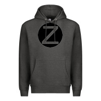 Charcoal Heather zeerba logo redimension v2 Premium Hoodie - chombo