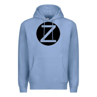 Colony Blue zeerba logo redimension v2 Premium Hoodie - chombo