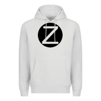 Dove Grey zeerba logo redimension v2 Premium Hoodie - chombo