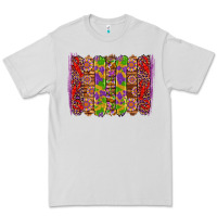 Dove Grey mardi gras crawfish brushstrokes Premium Tee - Artiststas