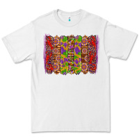 White mardi gras crawfish brushstrokes Premium Tee - Artiststas