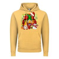 Vintage Mustard christmas gnome truck Vintage Hoodie - Zillion Design Studio