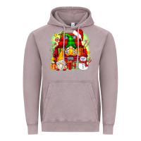 Vintage Zinc christmas gnome truck Vintage Hoodie - Zillion Design Studio