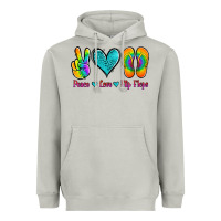 Moon Dust peace love flips flops Heavyweight Hoodie - Jasminsmagicworld