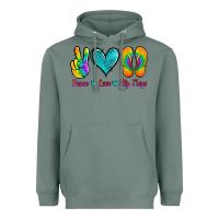 Sage peace love flips flops Heavyweight Hoodie - Jasminsmagicworld