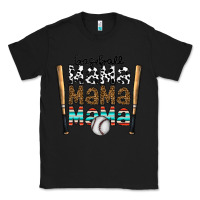 Black baseball mama mama mama Classic Tee - CowhideDigitalArt