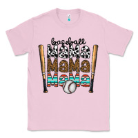 Bubblegum Pink baseball mama mama mama Classic Tee - CowhideDigitalArt