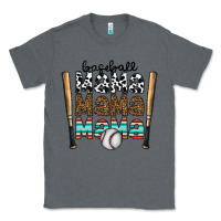 Charcoal Heather baseball mama mama mama Classic Tee - CowhideDigitalArt