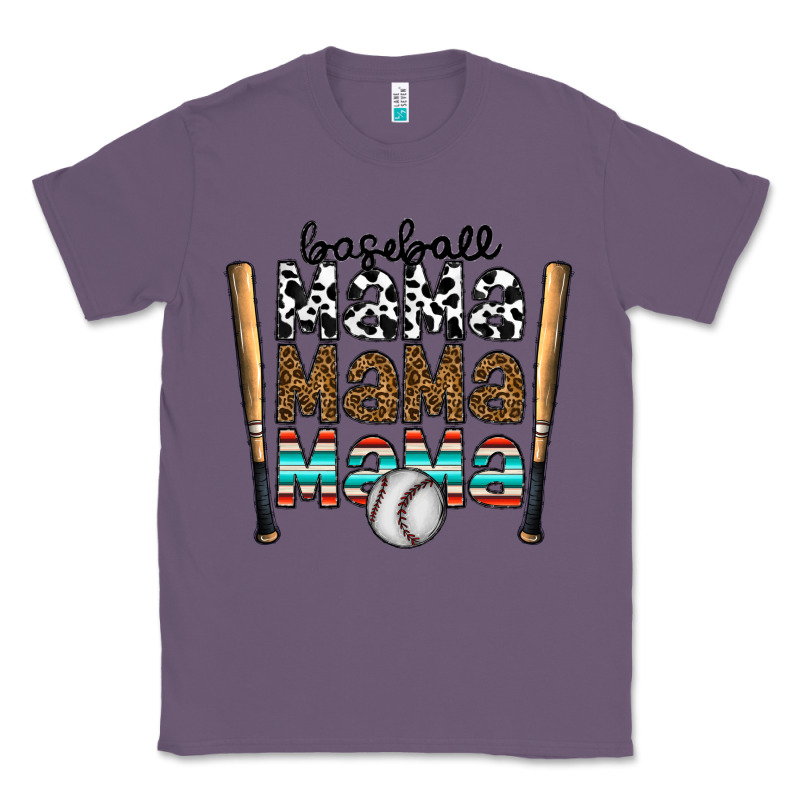 Baseball Mama Mama Mama Classic Tee by CowhideDigitalArt | Teevron