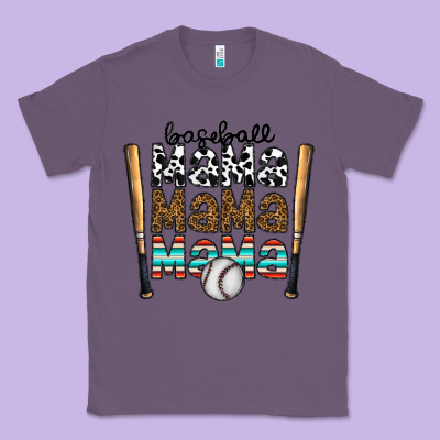 Baseball Mama Mama Mama Classic Tee Designed By Cowhidedigitalart