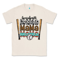 Natural baseball mama mama mama Classic Tee - CowhideDigitalArt