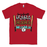 Red baseball mama mama mama Classic Tee - CowhideDigitalArt