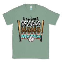 Sage baseball mama mama mama Classic Tee - CowhideDigitalArt