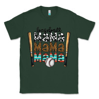 Sports Green baseball mama mama mama Classic Tee - CowhideDigitalArt