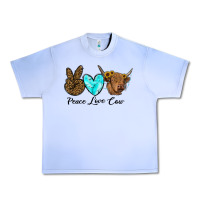Grape Ice peace love cow Urban Heavy Tee - RanaPortraitStore