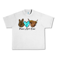 Lunar Rock peace love cow Urban Heavy Tee - RanaPortraitStore