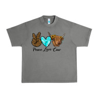 Tornado peace love cow Urban Heavy Tee - RanaPortraitStore