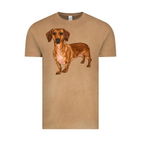 Vintage Camel dachshund Vintage Tee - RanaPortraitStore