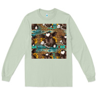 Matcha western baby calf seamless pattern Long Sleeve Tee - HRA Design Shop