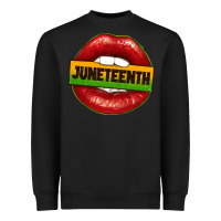 Black juneteenth lips Heavyweight Sweatshirt - texasbilliewilder