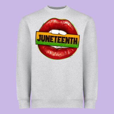 Heavyweight Sweatshirt juneteenth lips