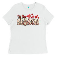 White tis the season with christmas cake Ladies Tee - AdoDesignShop