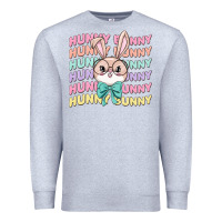 Heather Grey hunny bunny Premium Sweatshirt - MaliasSmallBusiness
