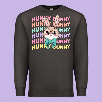 Hunny Bunny Premium Sweatshirt Designed By Maliassmallbusiness