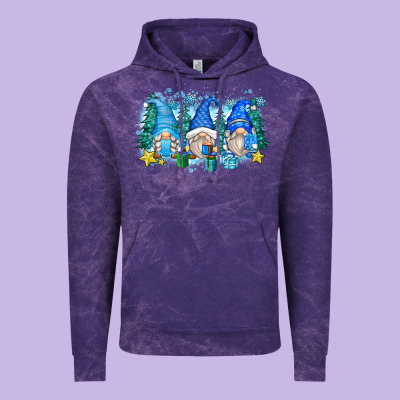 Snowman Gnome Vintage Hoodie Designed By Zillion Design Studio
