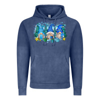 Vintage Denim snowman gnome Vintage Hoodie - Zillion Design Studio