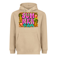 Mushroom summer vibes leopard background Heavyweight Hoodie - Jasminsmagicworld