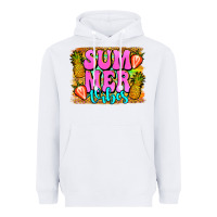 White summer vibes leopard background Heavyweight Hoodie - Jasminsmagicworld
