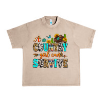 French Oak a country girl can survive Urban Heavy Tee - Zillion Design Studio