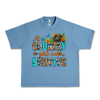 Pebble Blue a country girl can survive Urban Heavy Tee - Zillion Design Studio