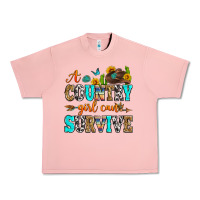 Salmon a country girl can survive Urban Heavy Tee - Zillion Design Studio