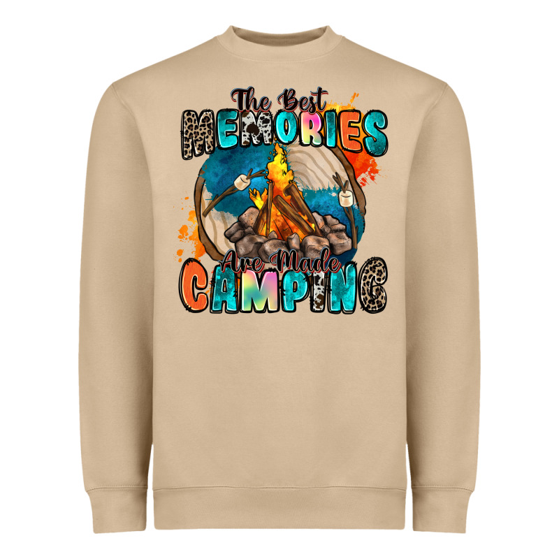 The Best Memories Are Made Camping Heavyweight Sweatshirt by Zillion Design Studio | Teevron