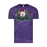 Cloud Purple christmas dog mom husky Vintage Tee - RanaPortraitStore
