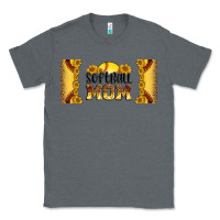Charcoal Heather leopard softball mom 16oz libbey glass Classic Tee - HRA Design Shop