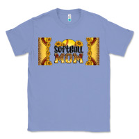 Colony Blue leopard softball mom 16oz libbey glass Classic Tee - HRA Design Shop