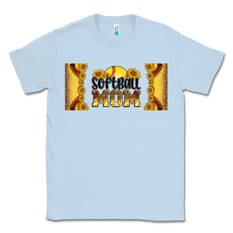 Leopard Softball Mom 16oz Libbey Glass Classic Tee by HRA Design Shop | Teevron